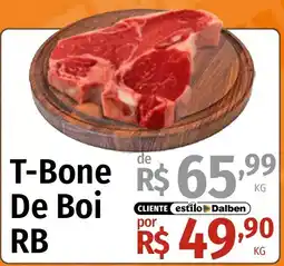 Supermercado Dalben T-bone de boi rb oferta