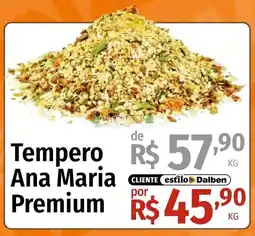 Supermercado Dalben Tempero ana maria premium oferta