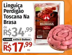 Supermercado Dalben Linguiça Perdigão Toscana Na Brasa oferta