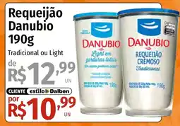 Supermercado Dalben Requeijão Danubio oferta