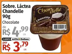 Supermercado Dalben Sobre. Láctea Chandelle Chocolate oferta