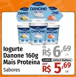 Supermercado Dalben logurte danone mais proteína sabores oferta