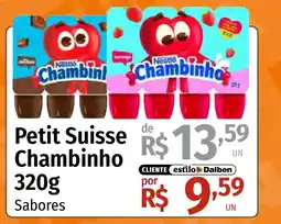 Supermercado Dalben Petit Suisse Chambinho oferta