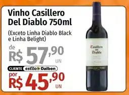 Supermercado Dalben Vinho Casillero Del Diablo oferta