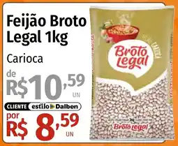 Supermercado Dalben Feijão Broto Legal oferta