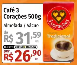 Supermercado Dalben Café 3 Corações oferta