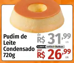 Supermercado Dalben Pudim de Leite Condensado oferta