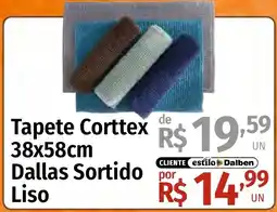 Supermercado Dalben Tapete Corttex Dallas Sortido Liso oferta