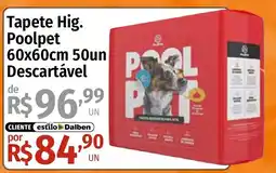 Supermercado Dalben Tapete Hig. Poolpet oferta