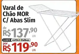 Supermercado Dalben Varal de Chão MOR C/ Abas Slim oferta