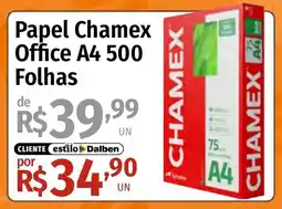 Supermercado Dalben papel chamex office a4 oferta