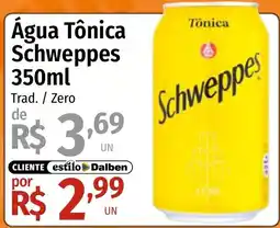 Supermercado Dalben Água Tônica Schweppes oferta