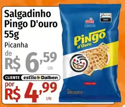 Supermercado Dalben Salgadinho Pingo D'ouro Picanha oferta