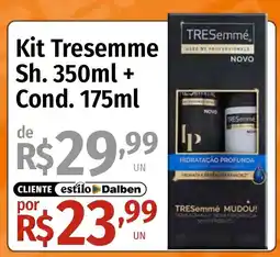 Supermercado Dalben kit tresemme oferta