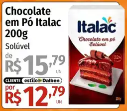 Supermercado Dalben Chocolate em Pó Italac Solúvel oferta