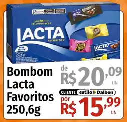 Supermercado Dalben Bombom lacta favoritos oferta