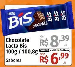 Supermercado Dalben Chocolate lacta bis oferta