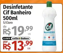 Supermercado Dalben Desinfetante Cif Banheiro oferta