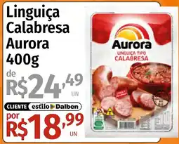 Supermercado Dalben Linguiça calabresa aurora oferta