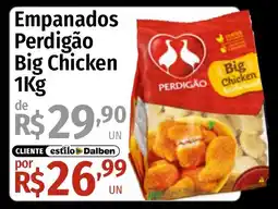 Supermercado Dalben empanados perdigão big chicken oferta