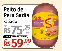 Supermercado Dalben Peito de Peru Sadia Fatiado oferta