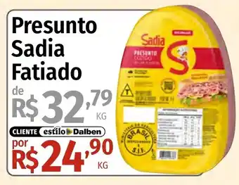 Supermercado Dalben Presunto Sadia Fatiado oferta