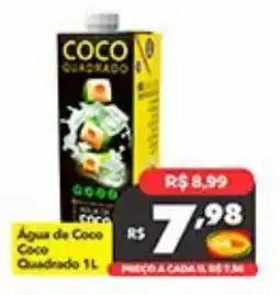 Supermercados Rex Água de Coco Coco Quadrado oferta