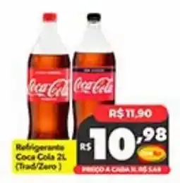 Supermercados Rex Refrigerante Coca Cola 2L (Trad/Zero) oferta