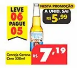 Supermercados Rex Cerveja corona cero oferta