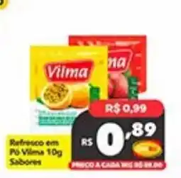 Supermercados Rex Refresco em Pó Vilma 10g Sabores oferta