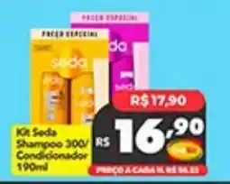 Supermercados Rex Kit Seda Shampoo 300/ Condicionador 190ml oferta