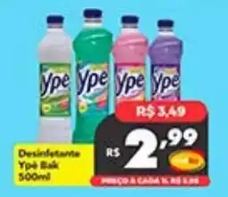 Supermercados Rex Desinfetante Ype Bak oferta