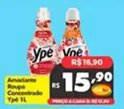 Supermercados Rex Amaciante Roupa Concentrado Ype 1L oferta
