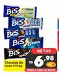 Supermercados Rex Chocolate Bis Lacta oferta