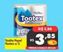 Supermercados Rex Toalha papel tootex c/ 2 oferta