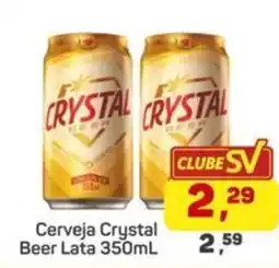 Supermercados São Vicente Cerveja crystal oferta