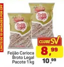 Supermercados São Vicente Feijão Carioca Broto Legal oferta
