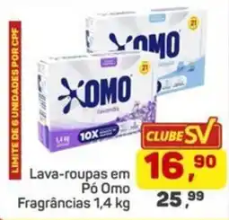 Supermercados São Vicente Lava-roupas em Pó Omo Fragrâncias oferta