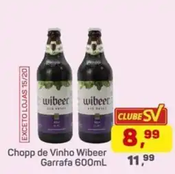 Supermercados São Vicente Chopp de Vinho Wibeer oferta