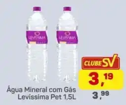 Supermercados São Vicente Água Mineral com Gás Levíssima Pet oferta