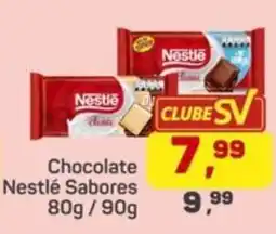 Supermercados São Vicente Chocolate Nestlé Sabores oferta