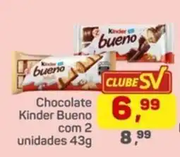 Supermercados São Vicente Chocolate Kinder Bueno oferta