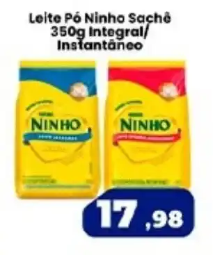 VN Autosserviço Leite Pó Ninho Sachê Integral/Instantâneo oferta