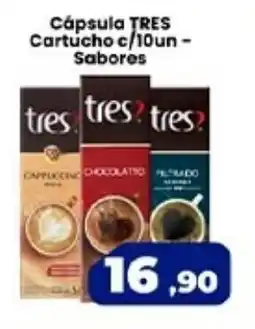 VN Autosserviço Cápsula tres cartucho c/10un - sabores oferta