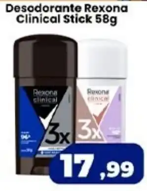 Desodorante rexona clinical stick