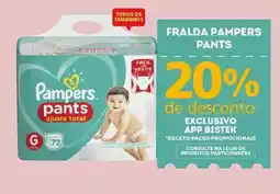 Bistek Supermercados Fralda pampers pants oferta