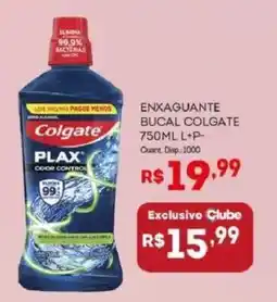 Bistek Supermercados Enxaguante bucal colgate plax odor control oferta
