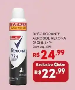 Bistek Supermercados Desodorante aerosol rexona oferta