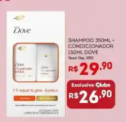 Bistek Supermercados Shampoo + condicionador dove oferta