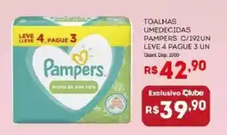 Bistek Supermercados toalhas umedecidas pampers c/192un oferta